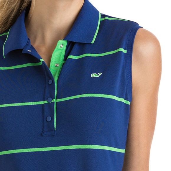 Vineyard Vines Tops - NWT Vineyard Vines Sleeveless Perf Polo